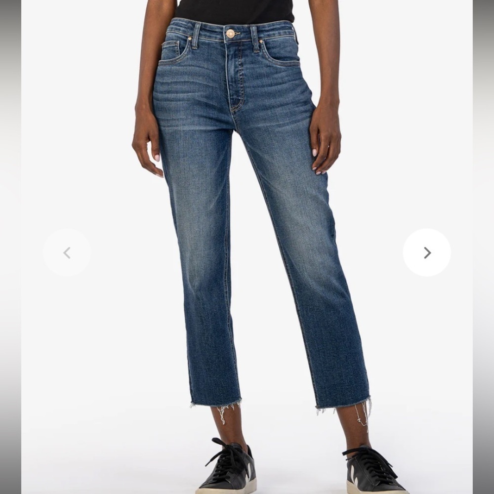 Kut From The Kloth high rise Racheal fab ab mom jean size 0P